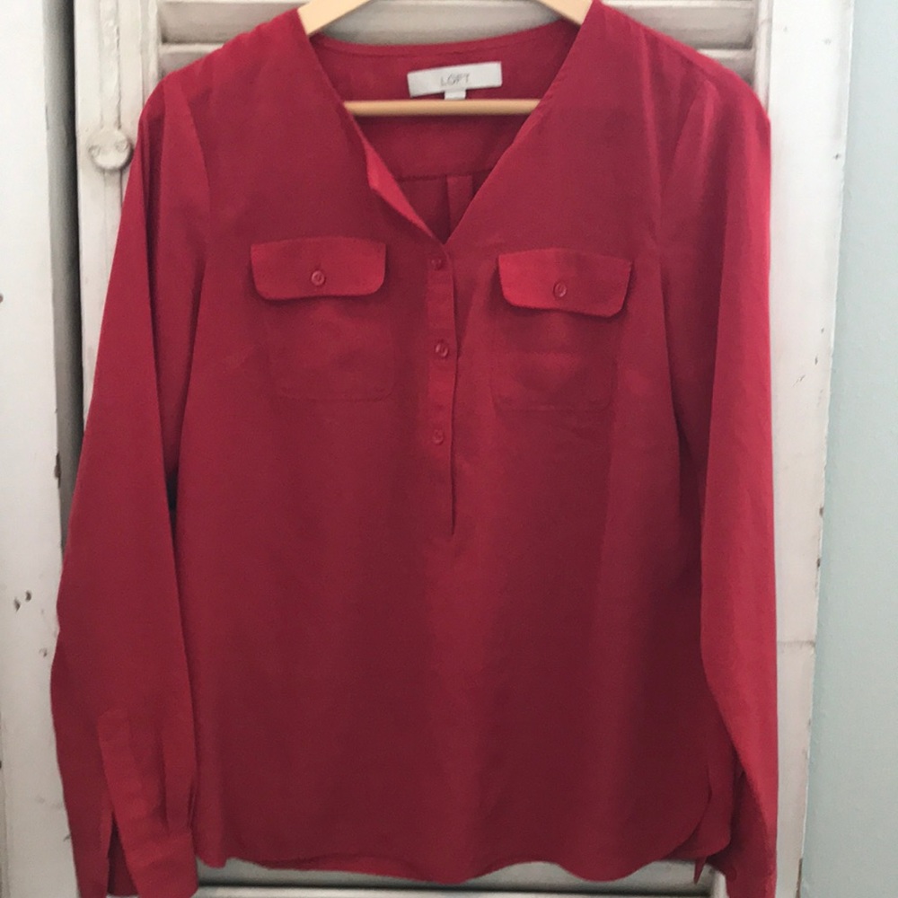 LOFT Long sleeve blouse